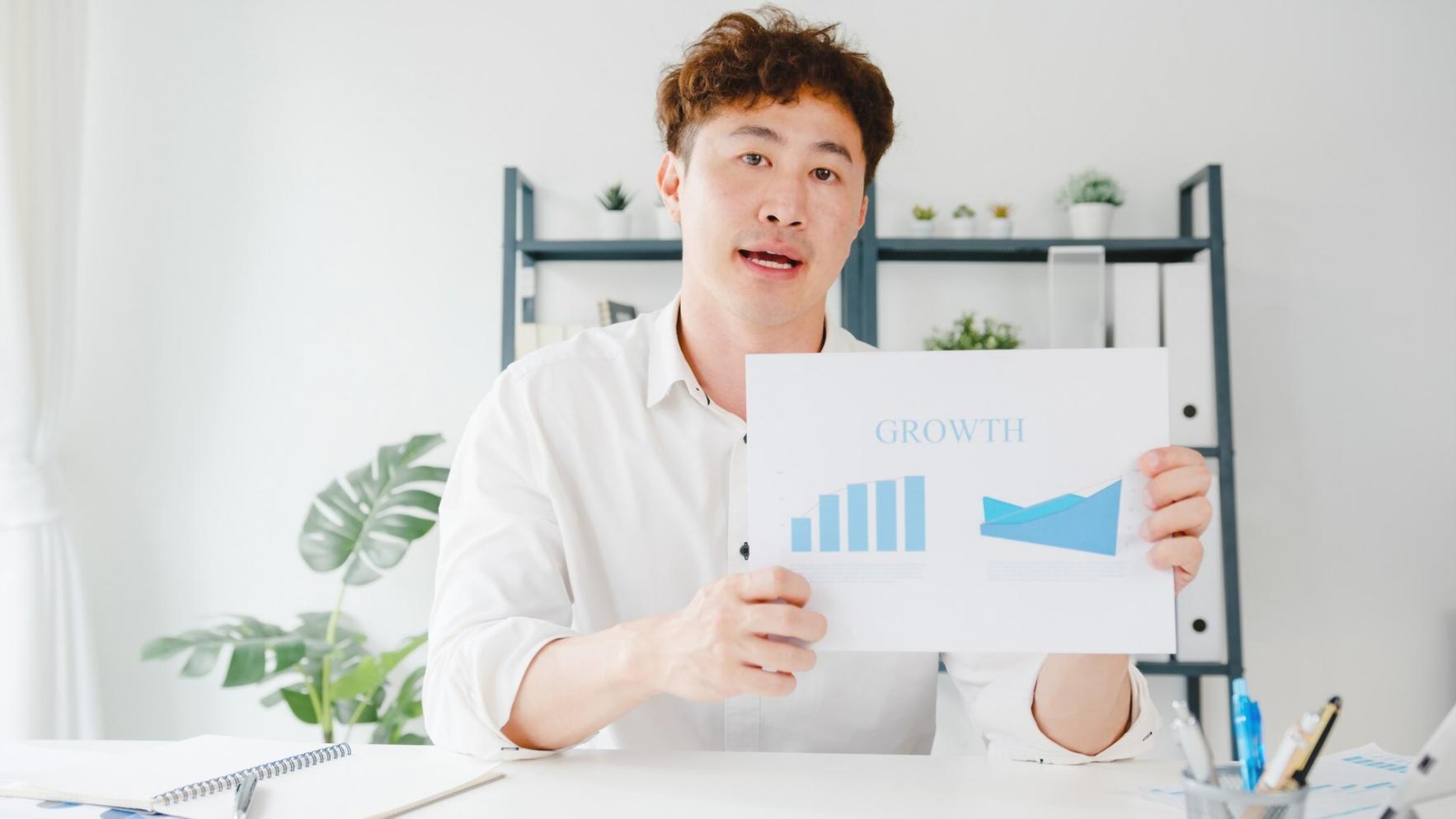 Analytics dashboard showing performance metrics