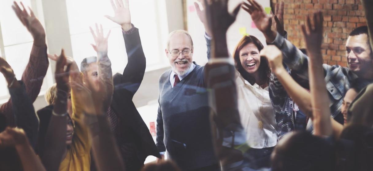 educational workspace with lecture materials